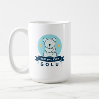 Bästa pappa någonsin Golu Teddybjörn Kaffemugg