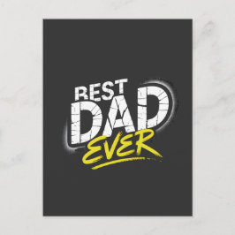 Bästa pappa någonsin Graffiti Art Helg Vykort