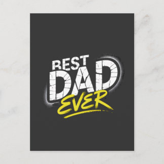Bästa pappa någonsin Graffiti Art Vykort