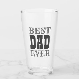 Bästa Pappa någonsin Grått-typografi Fars dag Glaskopp