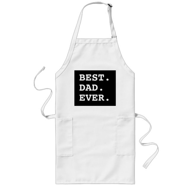 Bästa Pappa någonsin Grilling Apron Långt Förkläde (Framsidan)
