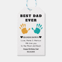 Bästa Pappa någonsin Händer i födelsedagen