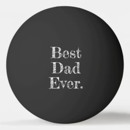 Bästa pappa någonsin Handritad typografi Pingisboll
