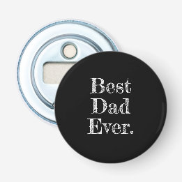 Bästa pappa någonsin Handritad typografi Svart Flasköppnare