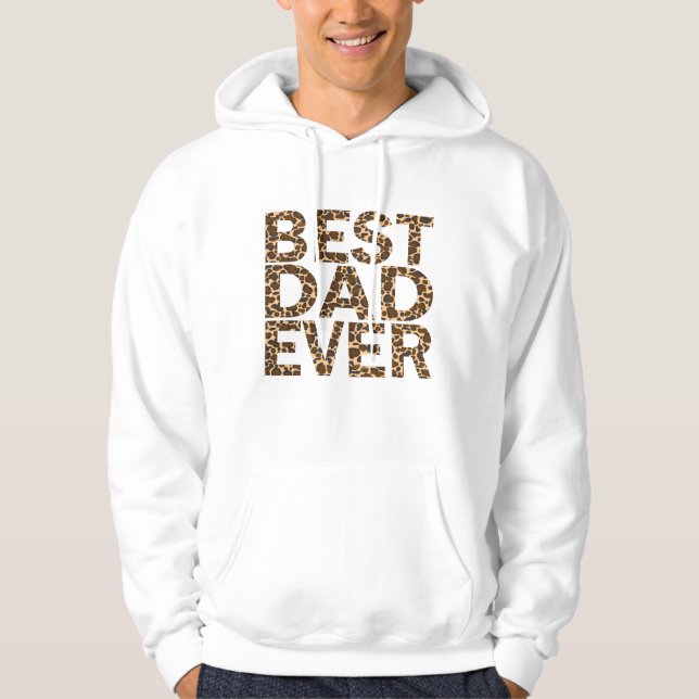 BÄSTA PAPPA NÅGONSIN. HOODIE (Framsida)