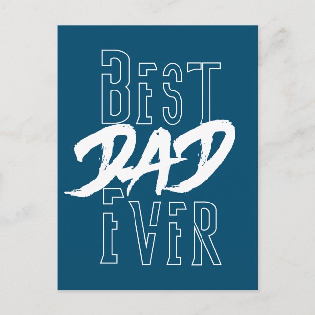 Bästa pappa någonsin Inbjudan (Framsida)