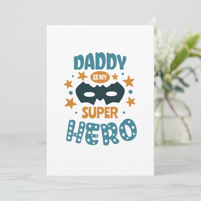 Bästa pappa någonsin  inbjudningar (Stående Fram)