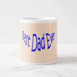 Bästa Pappa någonsin Jumbo Polka Dot Mugg