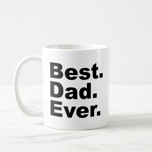 Bästa Pappa någonsin-kaffe Mugg (Vänster)