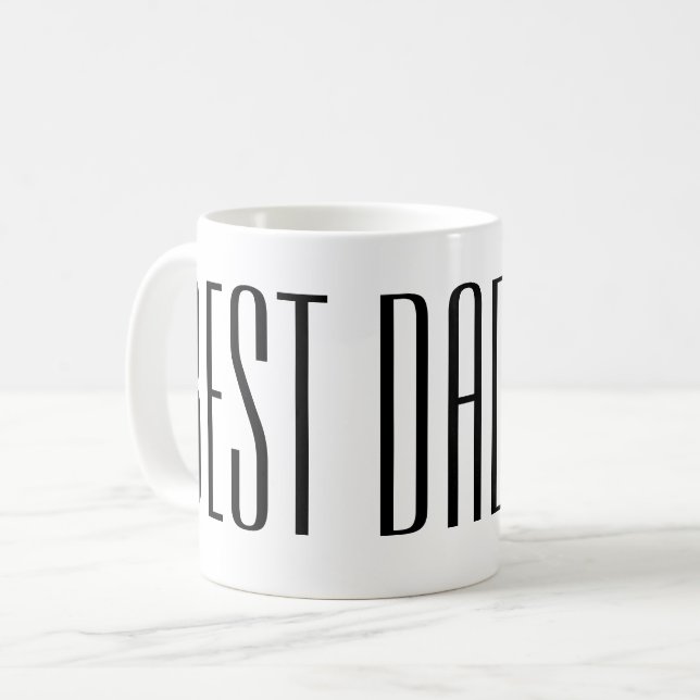 Bästa Pappa någonsin kaffe mugg (Framsida vänster)