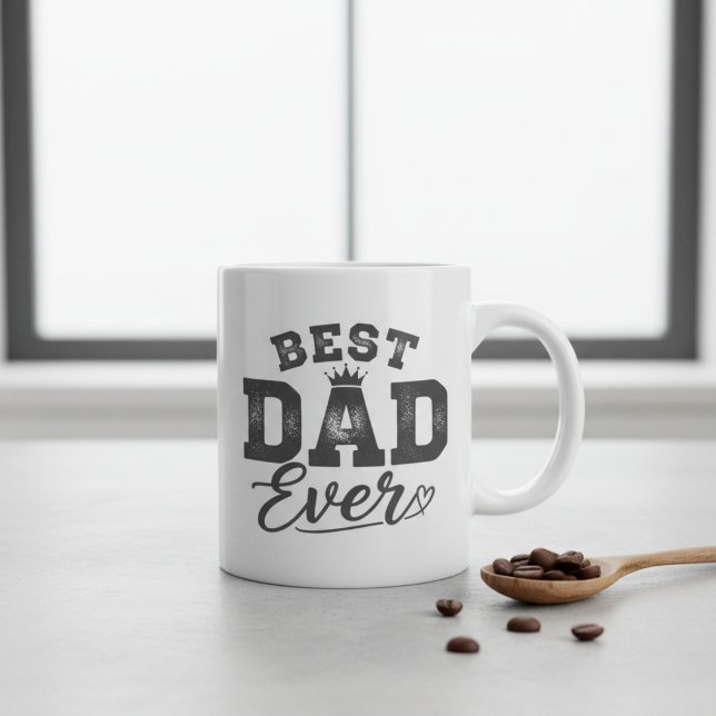 Bästa Pappa Någonsin Kaffe  Mugg (Skapare uppladdad)