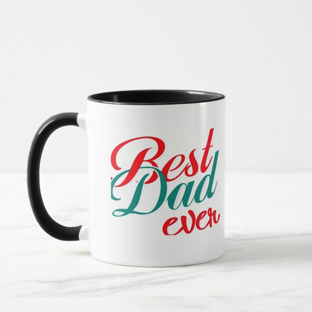 Bästa Pappa någonsin-kaffe Mugg (Vänster)