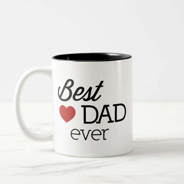 Bästa Pappa någonsin-kaffe Mugg (Vänster)