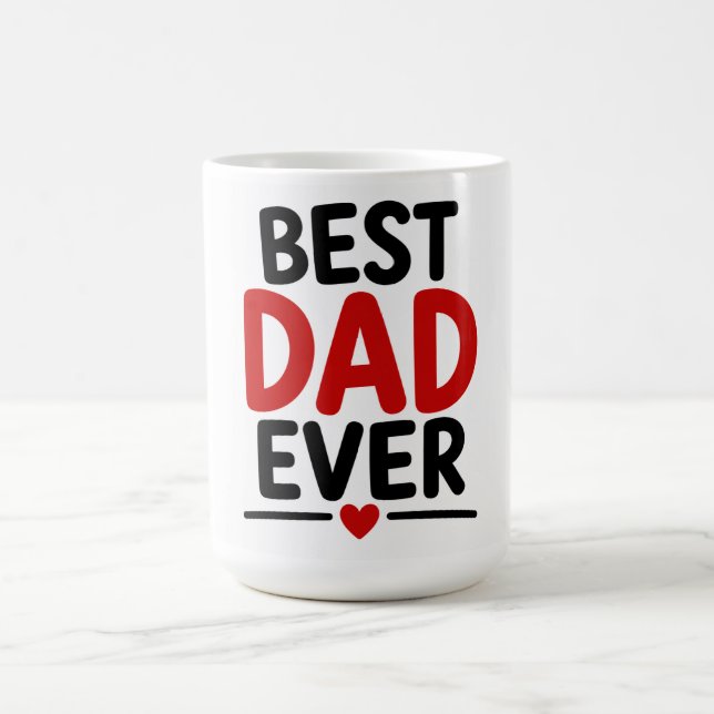Bästa pappa någonsin kaffemugg (Center)