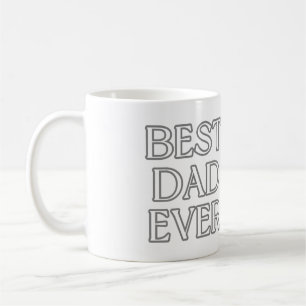 bästa pappa någonsin kaffemugg