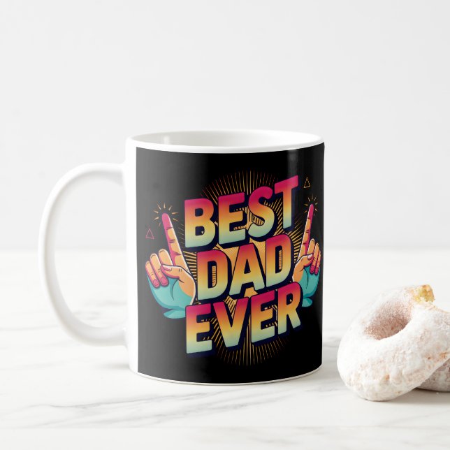 Bästa Pappa någonsin Kaffemugg (Med munk)