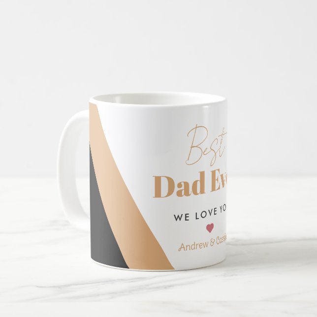 Bästa pappa någonsin kaffemugg (Framsida vänster)