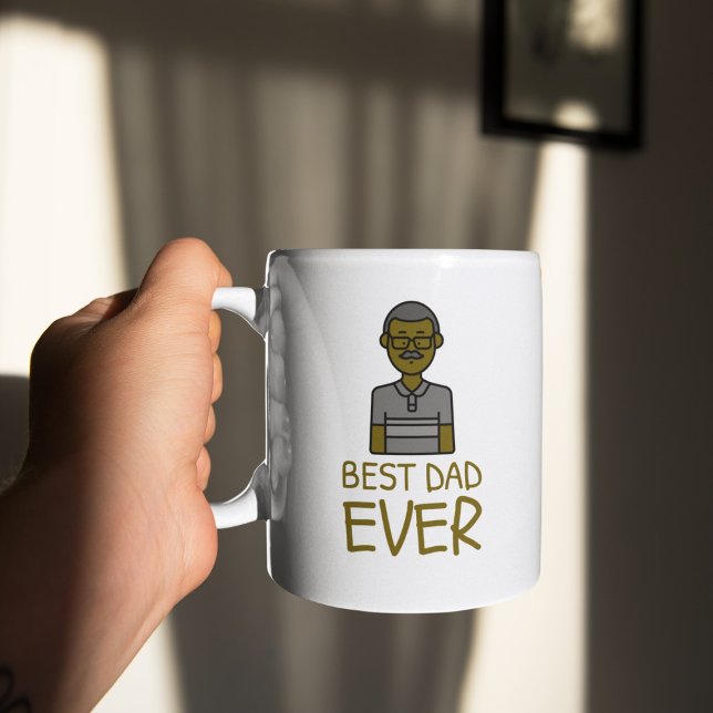 Bästa Pappa någonsin Kaffemugg (Skapare uppladdad)