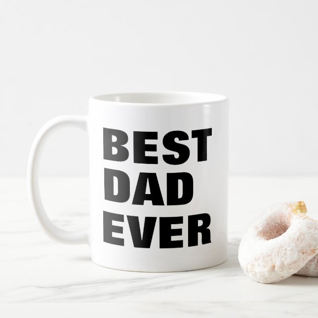 Bästa pappa någonsin kaffemugg (Med munk)