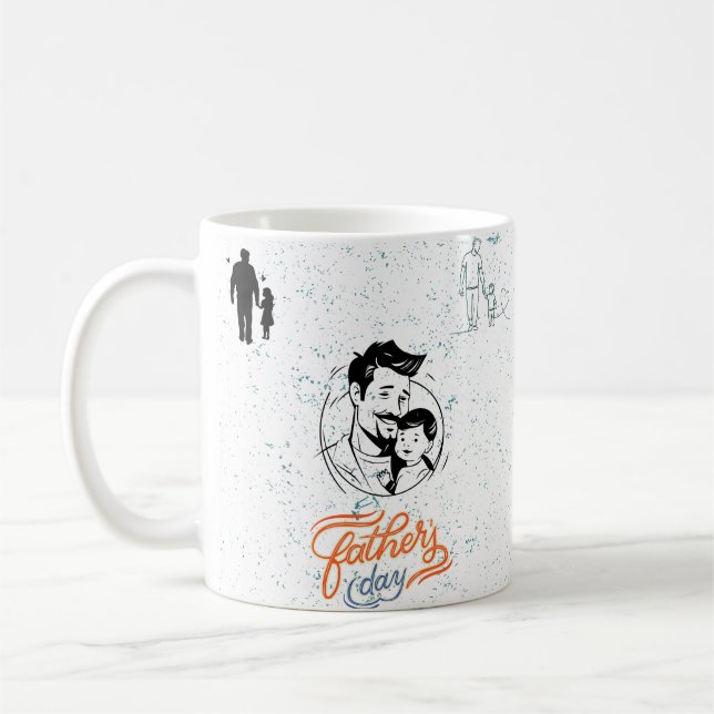 Bästa pappa någonsin kaffemugg | Farsdagspresent t (Vänster)