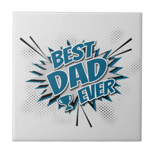 Bästa Pappa någonsin Kakelplatta