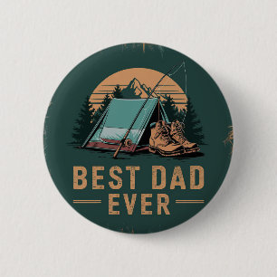 Bästa Pappa någonsin-kampanjdesign Knapp