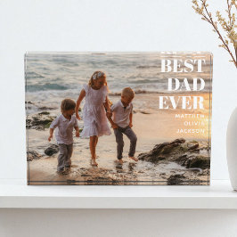 Bästa Pappa någonsin Kids Namn Modern Anpassningsb