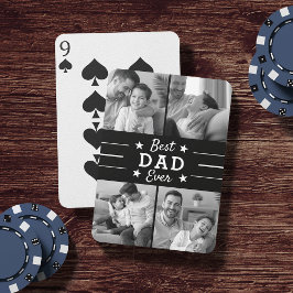 Bästa Pappa någonsin | Kids Photo Collage Casinokort