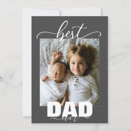 Bästa PAPPA någonsin Kids Photo Fars dag Inbjudningar