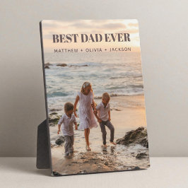 Bästa Pappa någonsin Kids Photo Namn Modern Person