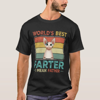 Bästa Pappa någonsin Kitten Fars dag Pappa T Shirt