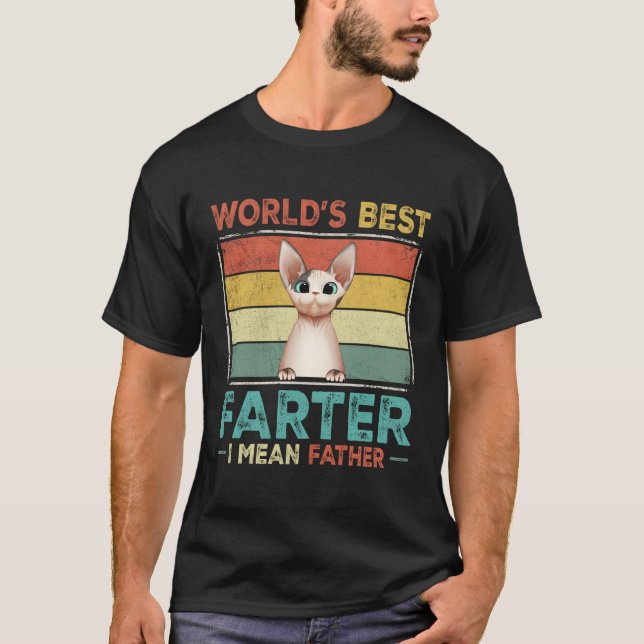 Bästa Pappa någonsin Kitten Fars dag Pappa T Shirt (Framsida)