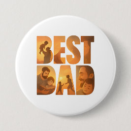 Bästa Pappa någonsin-knappar Knapp