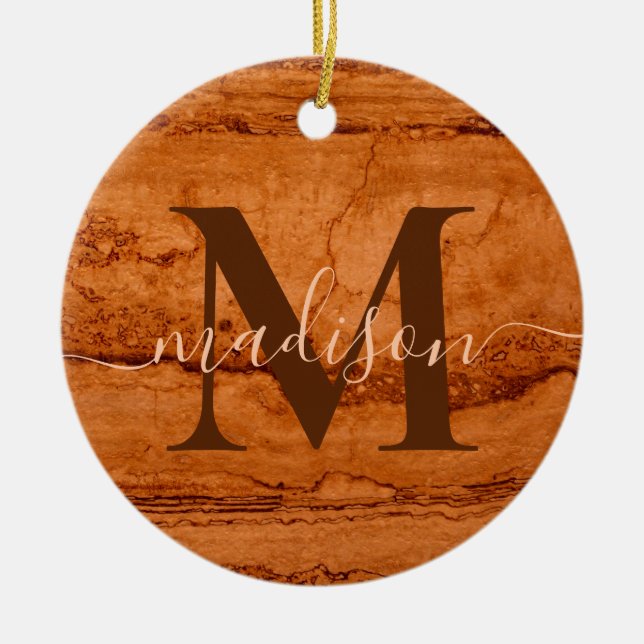 Bästa Pappa någonsin, koppar Canyon Granite, bärns Julgransprydnad Keramik (Framsidan)