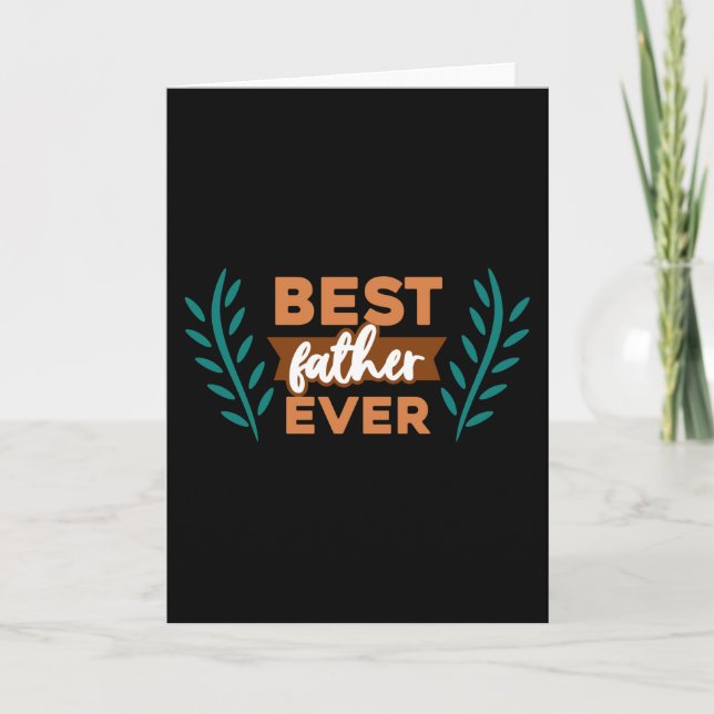 Bästa pappa någonsin kort (Framsida)