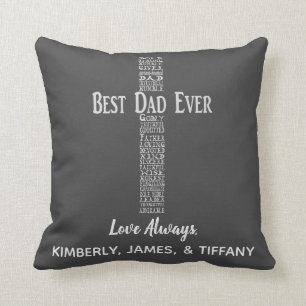 Bästa Pappa någonsin kristet Fars dag Pillow Kudde