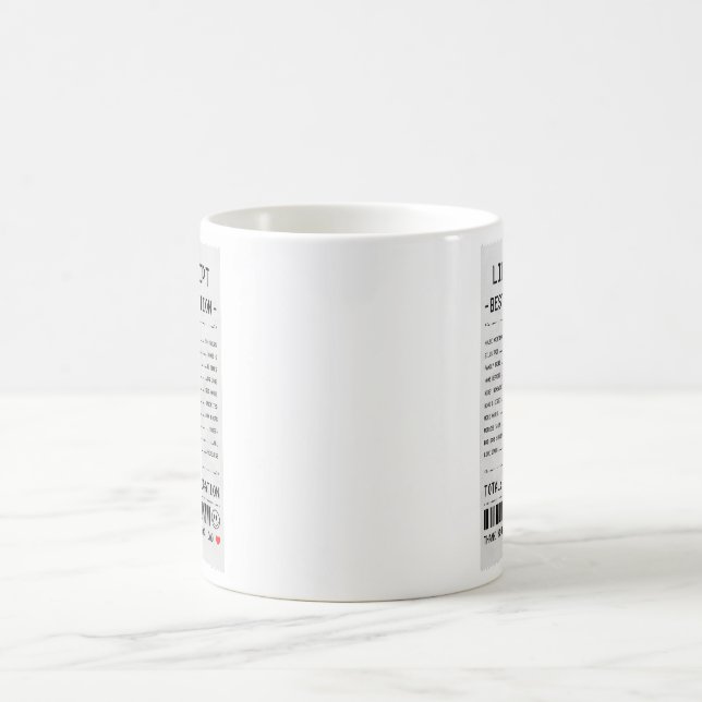Bästa pappa någonsin Kvittomugg, rolig fadersdagsp Kaffemugg (Center)