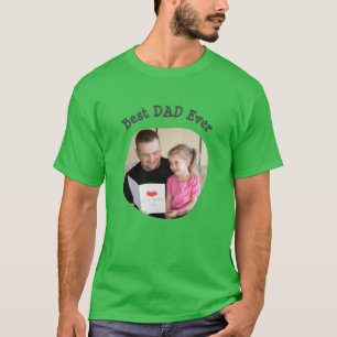 Bästa PAPPA någonsin Ladda upp ditt kvadratfamiljf T Shirt