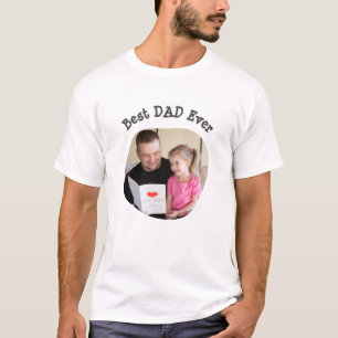 Bästa PAPPA någonsin Ladda upp ditt kvadratfamiljf T Shirt