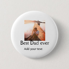 Bästa pappa någonsin lägga till namn-fars dag-text knapp