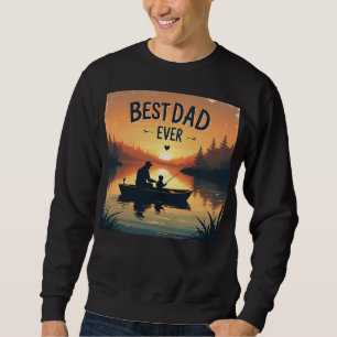 Bästa pappa någonsin lång ärmad tröja