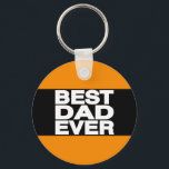 Bästa Pappa någonsin Lg-Orangen Nyckelring<br><div class="desc">Bästa Pappa någonsin all tillgänglig Färg på alla produkter</div>