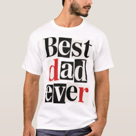 Bästa pappa någonsin lösennota stil rolig skjorta t shirt