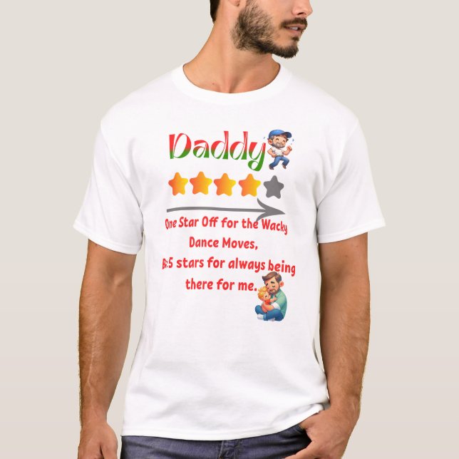 Bästa pappa någonsin - Lustigt Far Dag Gift T Shirt (Framsida)