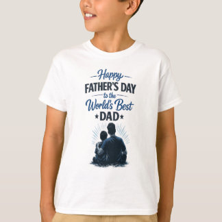 Bästa pappa någonsin | Lycklig fadersdag presentde T Shirt