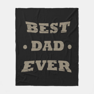 Bästa pappa någonsin lycklig fars dag-gåva fleecefilt