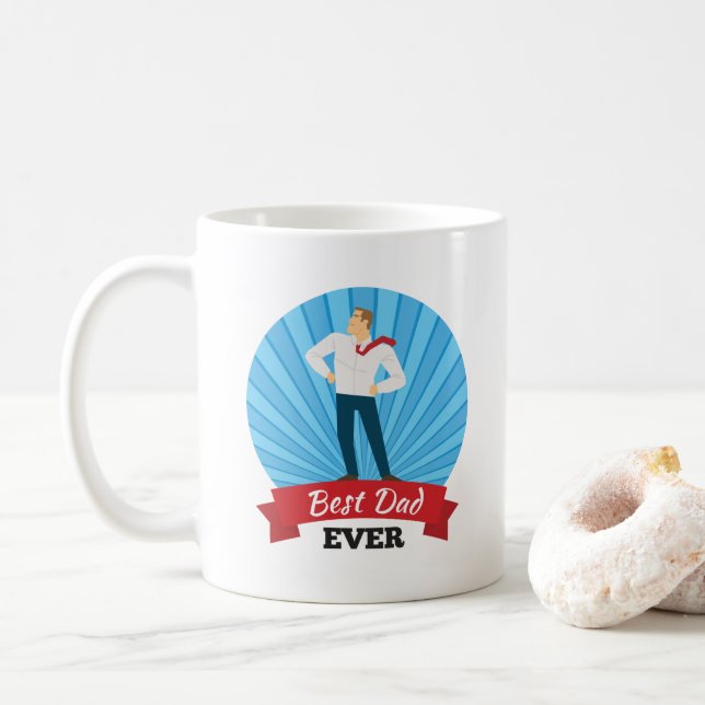Bästa Pappa någonsin Lycklig Fars dag | Kaffe Mugg (Med munk)