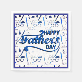 Bästa Pappa någonsin, Lycklig Fars dag Pappersservett