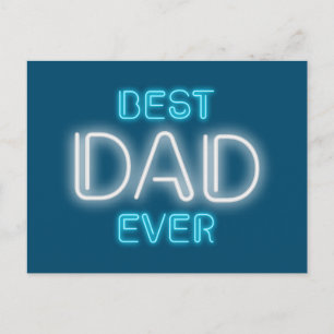 Bästa Pappa någonsin Lycklig Fars dag vykort
