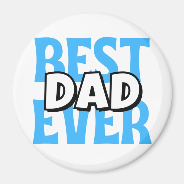 Bästa Pappa någonsin Magnet (Framsidan)